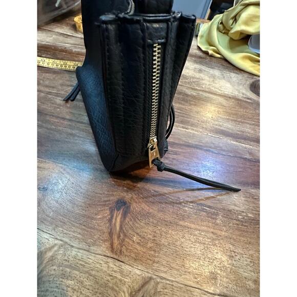 Rebecca Minkoff Black Leather Adjustable Crossbody Straps Handbag - Picture 5 of 8